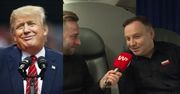 Andrzej Duda wyznaje, że lubi... Donalda Trumpa: "Mnie się dobrze z nim rozmawia"