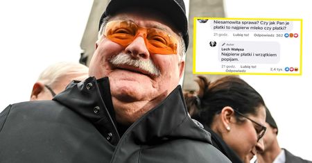 Wałęsa zapytany o płatki z mlekiem. Były prezydent rozwiązał odwieczny konflikt