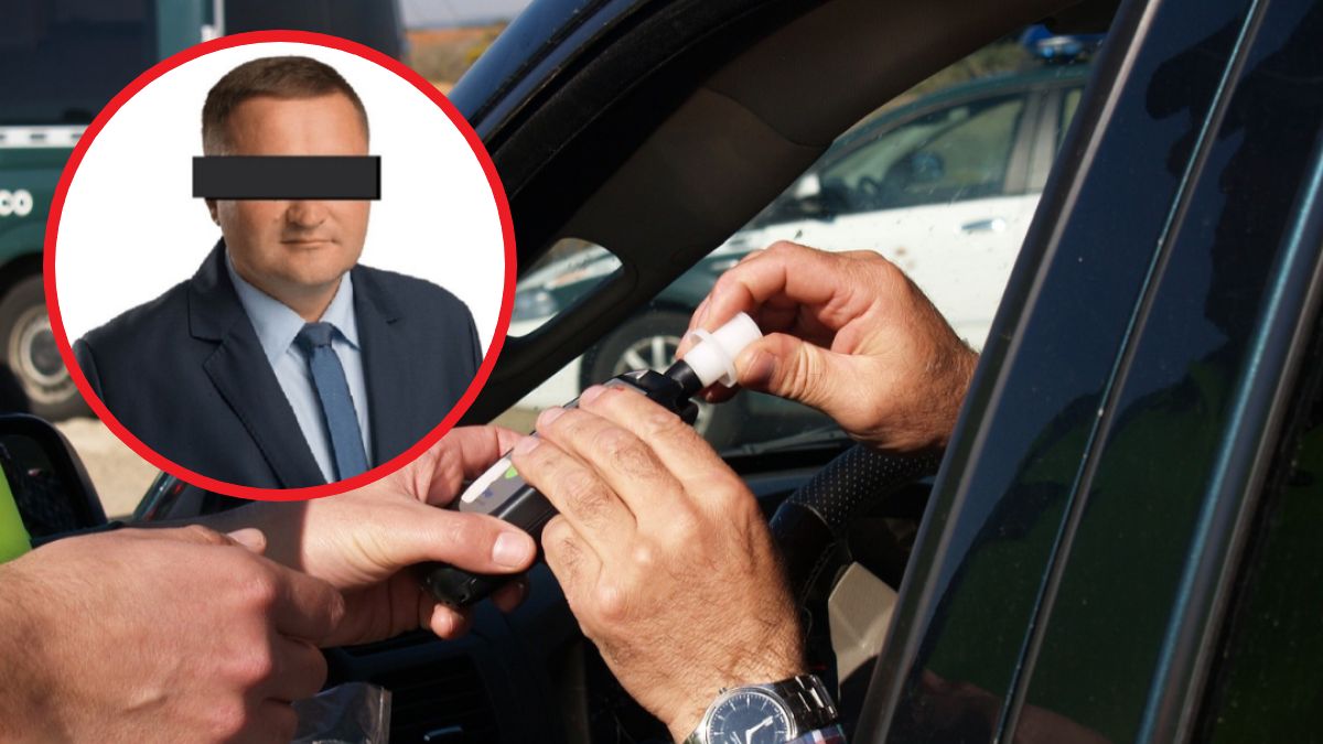 Radny przyłapany na jeździe "na podwójnym gazie"
