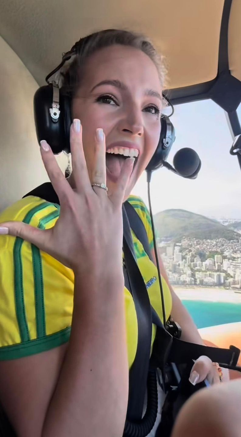 Krystyna Sokołowska z "PnŚ" zaręczyła się w przestworzach