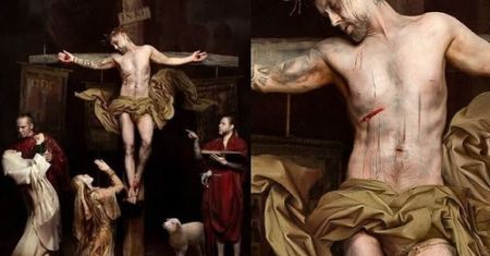 UKRZYŻOWANY Nergal promuje nową płytę! Przesadził? (FOTO)