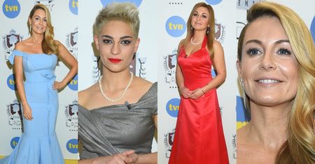 Elegancka Gosia Rozenek pozuje z wystrojonymi finalistkami "Projektu Lady" (ZDJĘCIA)