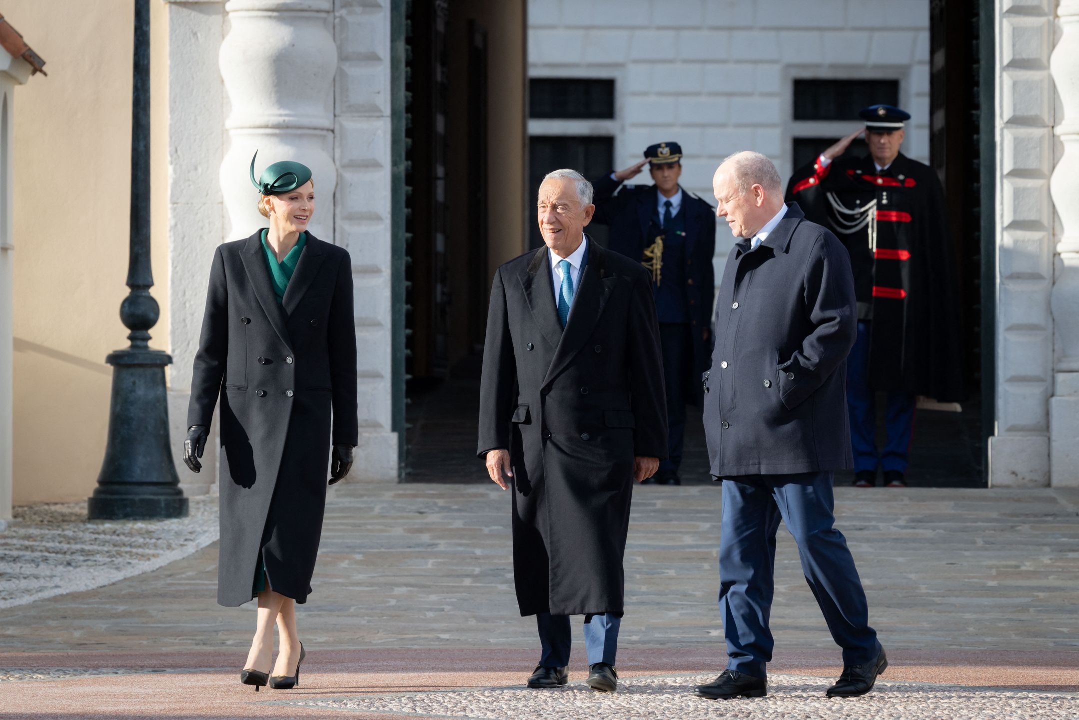 Księżna Charlene i książę Albert II