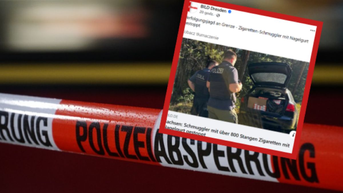 Audi na polskich tablicach zatrzymane przez niemiecką policję. W środku kilkaset kartonów papierosów.