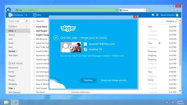 Skype Outlook
