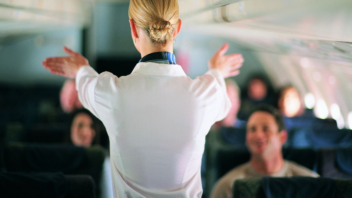 Stewardessa zdradziła tajny kod stosowany przez obsługę samolotu
