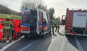 Tragiczny wypadek. Nie żyje motocyklista