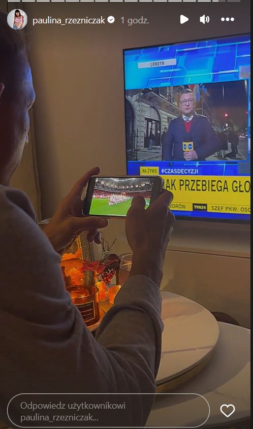 Dylemat Jakuba Rzeźniczaka  - śledzić mecz czy wyniki wyborów?