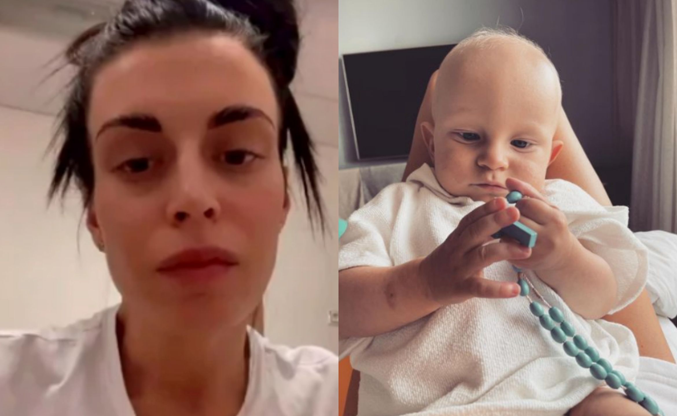 Magdalena Stępień i jej synek Oliwier 