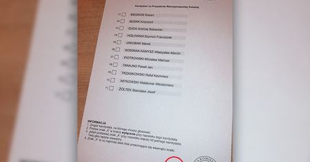 Wybory 2020. Karty do głosowania bez czerwonej pieczęci obwodowej komisji wyborczej
