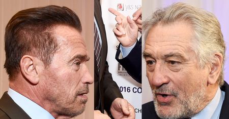 De Niro NIE CHCIAŁ PODAĆ RĘKI Schwarzeneggerowi! "Jeśli popierasz Trumpa, nie chcę mieć z tobą nic wspólnego!"