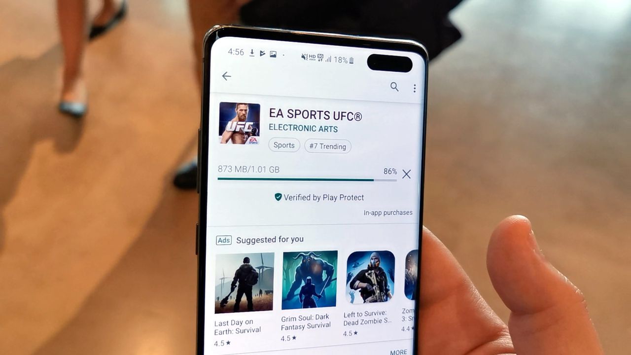 Pobrałem plik 1 GB przez 5G. Jest szybko