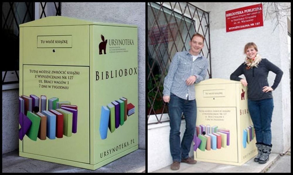 Pierwszy bibliobox w Polsce stanął na Ursynowie