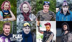 Red Lipstick Monster, Rezi, Izak i Człowiek Warga w kampanii Play