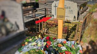 "Pal świecki" zamiast krzyża na grobie. Zdjęcie z cmentarza wywołało burzę