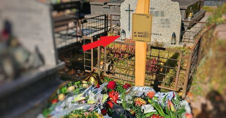 "Pal świecki" zamiast krzyża na grobie. Zdjęcie z cmentarza wywołało burzę