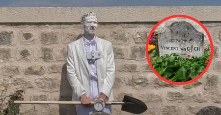 Białoruski aktywista próbował odkopać grób Van Gogha. Krzyczał: "Wróć"