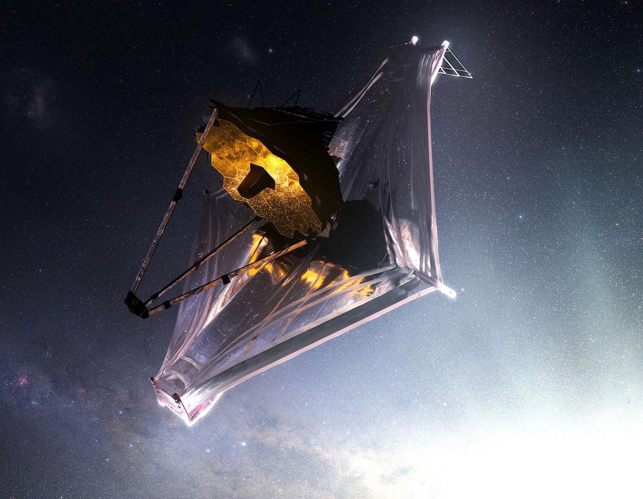 Kosmiczny Teleskop Jamesa Webba dotarł do celu. Centrum kontroli misji świętuje sukces