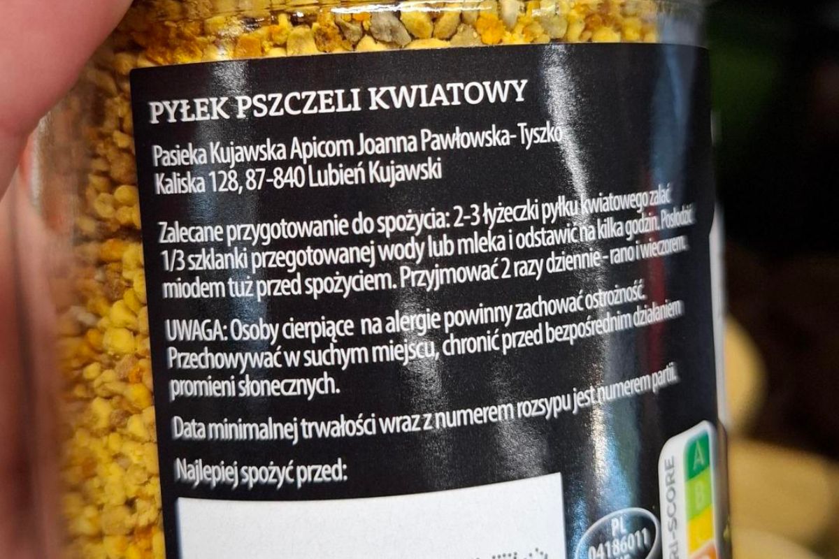 Zalecane spożycie przez producenta