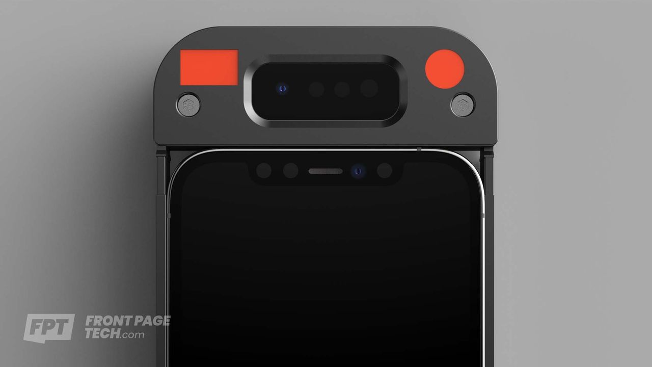 Wizualizacja prototypu iPhone'a z nowym Face ID