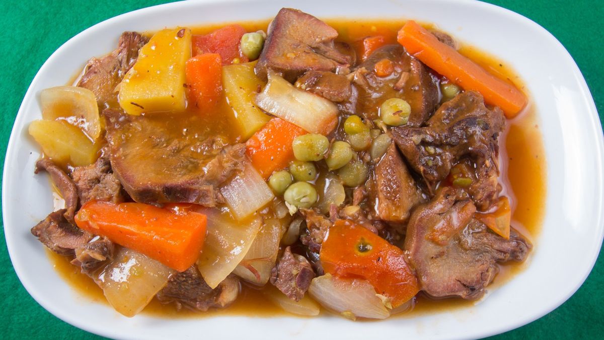 Gulasz z ozorów wieprzowych