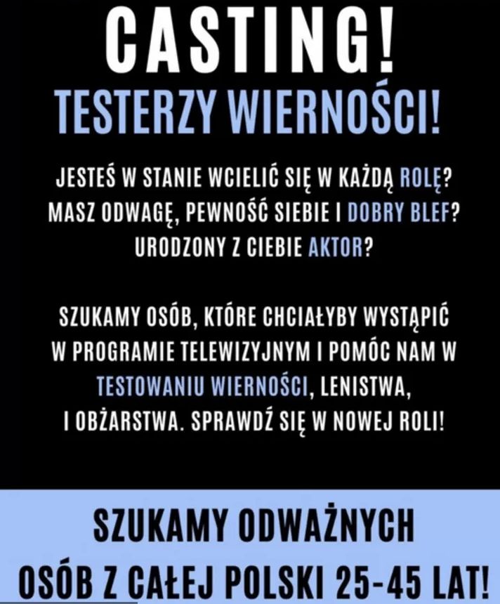 Ruszyły castingi do kontrowersyjnego reality show