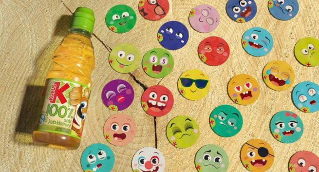 Nowe naklejki pod etykietami napojów Kubuś wsparte kampanią (wideo)