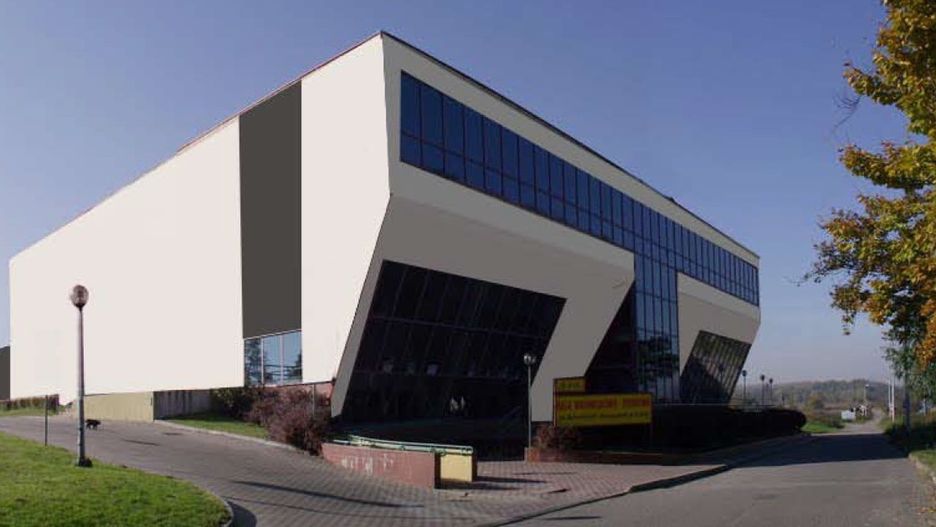 Wizualizacja hali przy Lotniczej po termomodernizacji (źródło: UM Legnica)