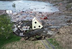 Norwegia: do morza runęło 8 domów. Nagranie trafiło do sieci