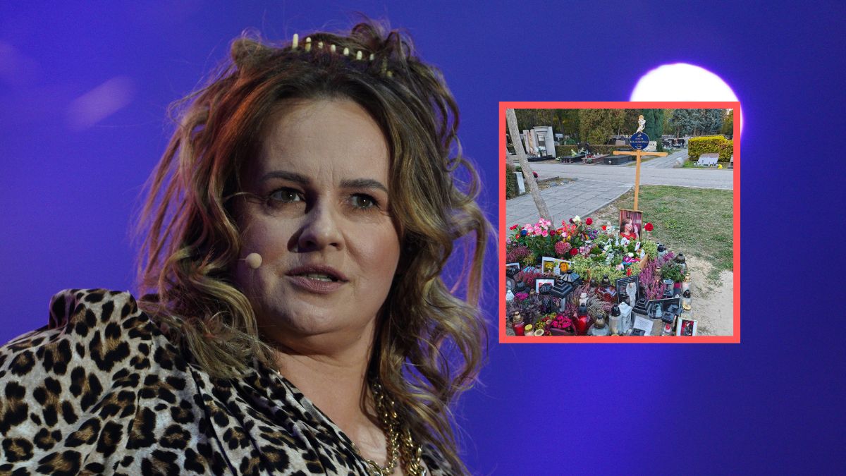 Przy grobie Joanny Kołaczkowskiej fani zostawiają różne rzeczy.