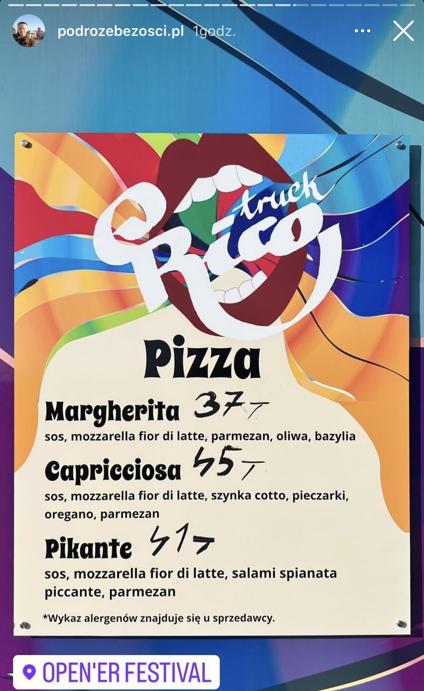 Tyle trzeba zapłacić za pizze