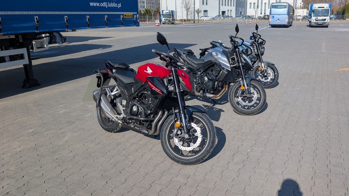 Nowe motocykle egzaminacyjne w WORD Lublin