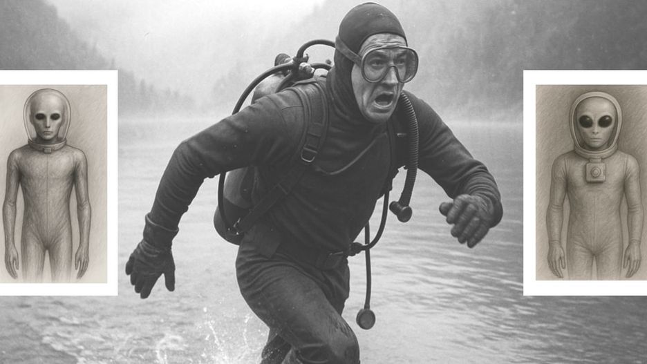 Incydent w wodach jeziora Bajkał - Płetwonurkowie spotykają istoty humanoidalne