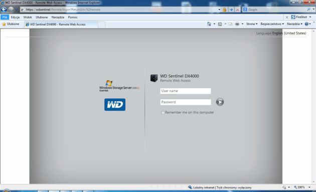 WD Sentinel DX4000 - konfiguracja