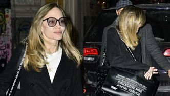 Naturalna Angelina Jolie z ODMIENIONĄ fryzurą "przyłapana" na ulicach Nowego Jorku. Udana metamorfoza? (ZDJĘCIA)