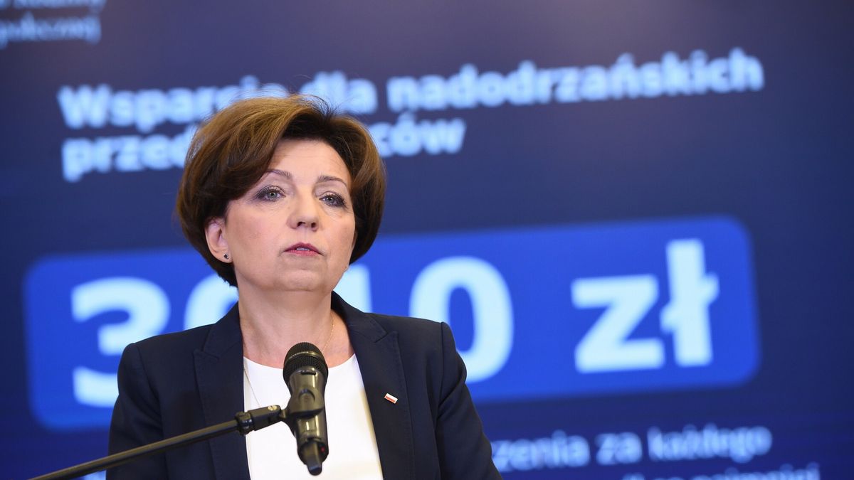 Minister Rodziny i Polityki Społecznej Marlena Maląg