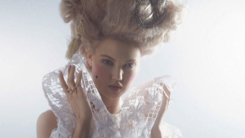 Niech żyje królowa! Duet Karl Lagerfeld i Lindsey Wixson 1