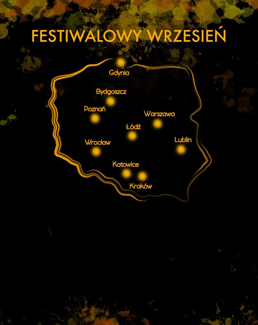 mapa festiwali we wrześniu