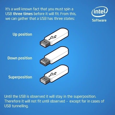 3 strony tradycyjnego USB stały się już memem internetowym