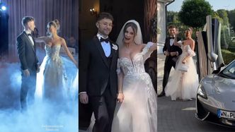 Tiktokerka Adrianna Krysian wyszła za mąż. Tłum influencerów, luksusowe auto i wzruszający pierwszy taniec (ZDJĘCIA)