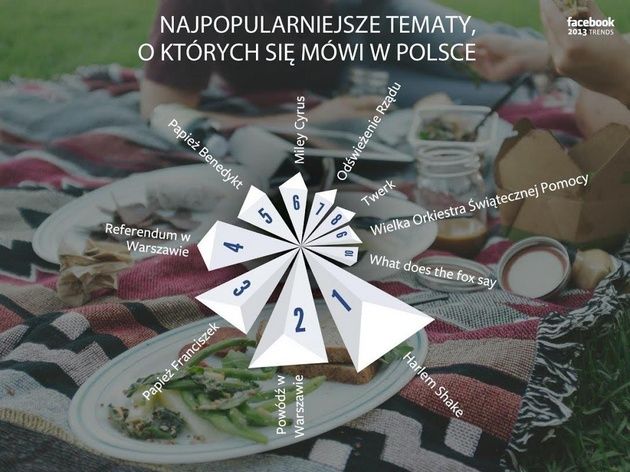 facebook 2013 infografika tematy polska