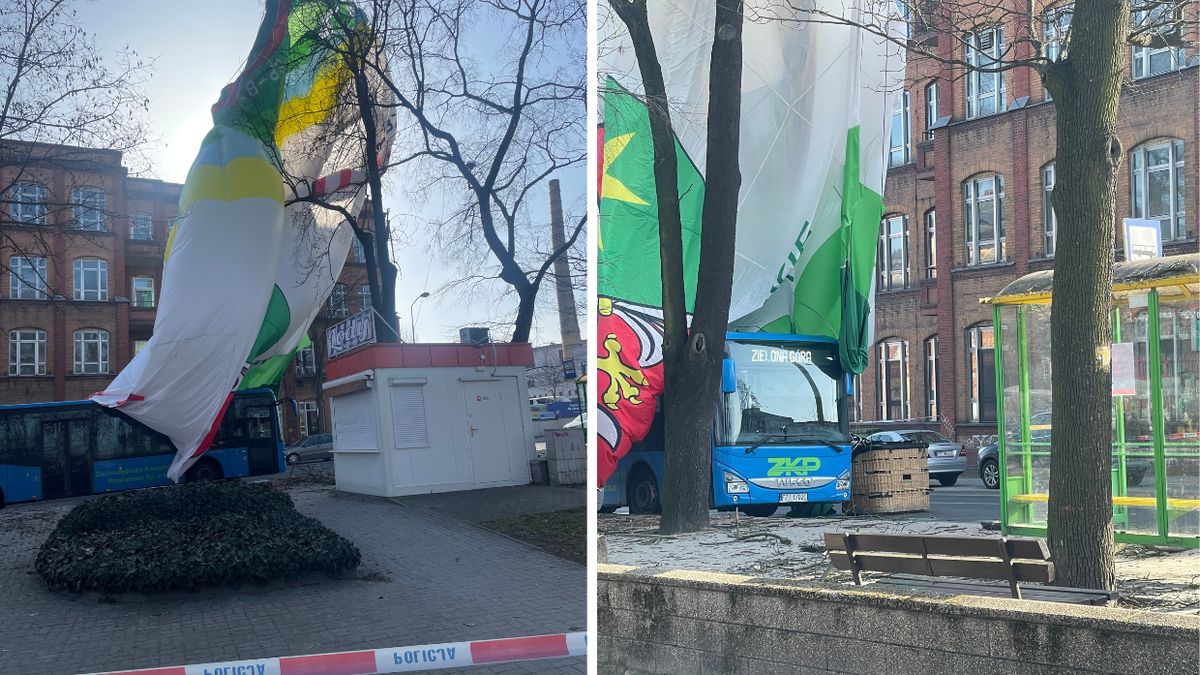 Wypadek z balonem w Zielonej Górze