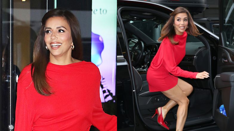 Eva Longoria w czerwonej mini. Czas się dla niej zatrzymał?