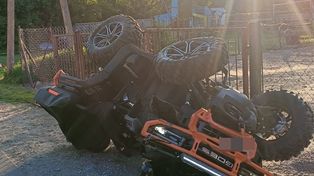 Tragiczny wypadek w Starej Bordziłówce. Nie żyje 34-letni kierowca quada
