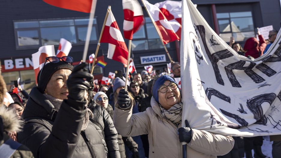 Protest na Grenlandii