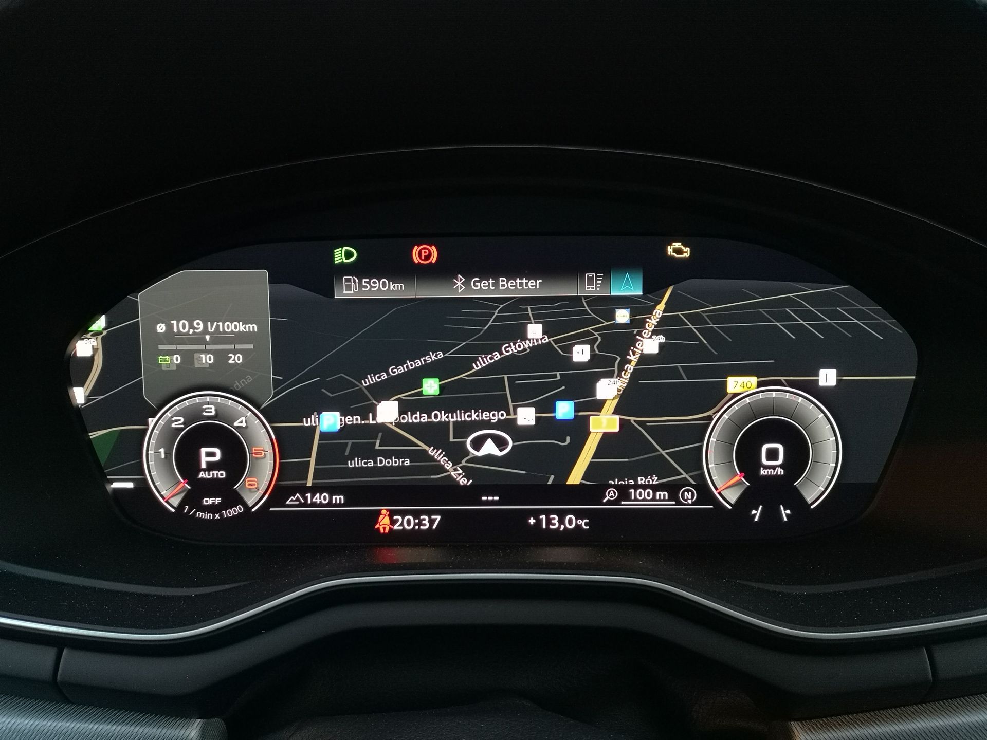 Audi A5 Sportback: Aplikacja MyAudi, wirtualny kokpit i Android Auto 16