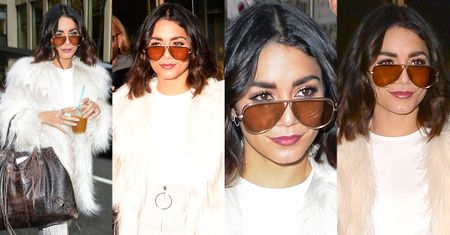 #TRENDY: Vanessa Hudgens w białym futrze