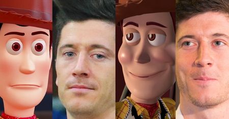 Robert Lewandowski czy Chudy z "Toy Story"? (ZDJĘCIA)