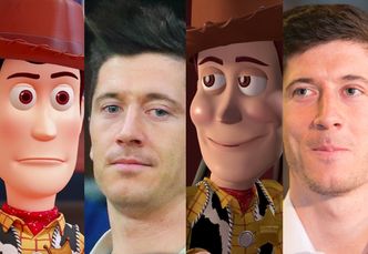 Robert Lewandowski czy Chudy z "Toy Story"? (ZDJĘCIA)