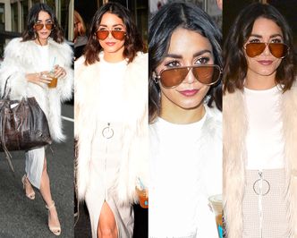 #TRENDY: Vanessa Hudgens w białym futrze